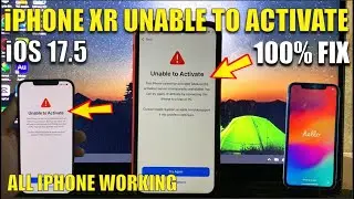 Unable To Activate iOS 17.5 iPhone XR 2024 | Unable To Activate iPhone | Bypass Pro