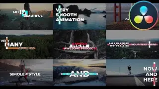 Minimal Typography Animation ★ DaVinci Resolve Templates ★