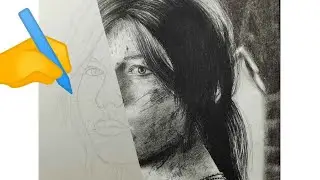 Lara Croft : Tomb Raider | Real Time Drawing | The Sketch Outline