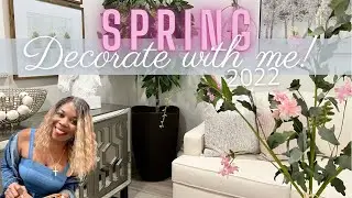 NEW!! 2022 SPRING DECORATING IDEAS | LUXURY LIVING ROOM DECORATE WITH ME | NITA’S HOME AND LIFESTYLE