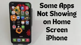 Apps installed But Not Showing on Home Screen iPhone iOS 18