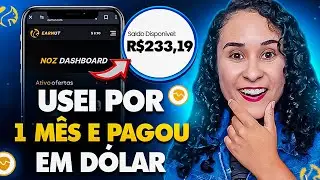 Usei Por 30 Dias E REALMENTE PAGOU Em Dólar | Site Para Ganhar Dinheiro Online (Earnut Review)