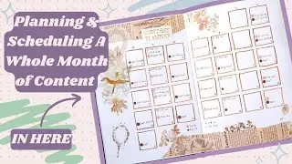 How I Use My Content Planner | Bullet Journal for Content Creators