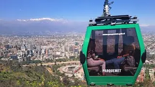 🇨🇱 Santiago, Chile | Oasis Station | Funicular | Cable Car | Bella Vista Barrio 