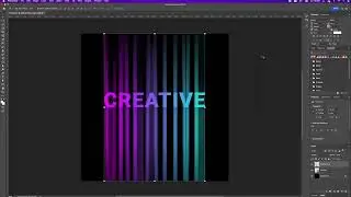 How to create a long shadow gradient text effect