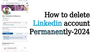 How to delete LinkedIn Account permanently 2024 @msquaretechbd