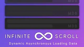 Infinite Scroll with Facebook Newsfeed | Dynamic Asynchronous Loading Data