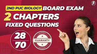 Score 28 Marks From 2 Chapters | Fixed Questions | Genetics | 2nd PUC Biology |