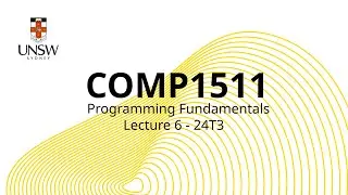 COMP1511 Week 3 Lecture 2