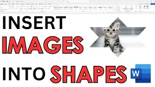 How to Insert a Picture into a Shape in Microsoft Word