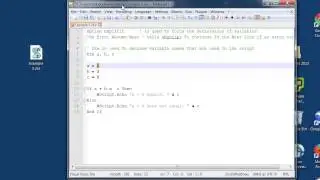 VBScripting Lesson 3 - If Then Else Statements