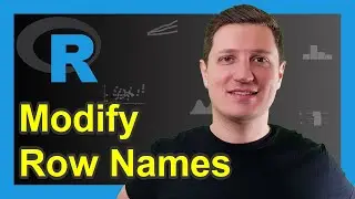 Change Row Names of Data Frame or Matrix in R (4 Examples) | row.names, data.frame & matrix Function