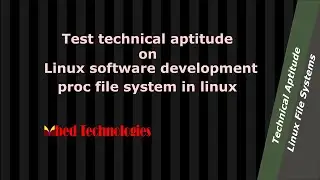 A technical question on proc file system in linux