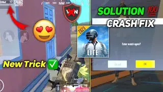 Pubg Mobile Lite Crash Problem Fix 😱| 100% Solution Trick | Pubg Mobile Lite Crash Problem Solved 🔥