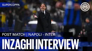 SIMONE INZAGHI INTERVIEW | NAPOLI 0-1 INTER 🎙️⚫🔵