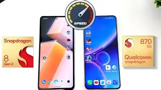 Snapdragon 8Gen2 vs 870 SpeedTest Shocking Results 😳😱🔥🔥