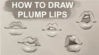 HOW TO DRAW PLUMP LIPS | drawing tutorial | ati_art123