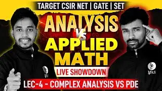 Real Analysis Vs ODE | Analysis Vs Applied Mathematics | Live Showdown | CSIR NET, GATE ,SET | L4