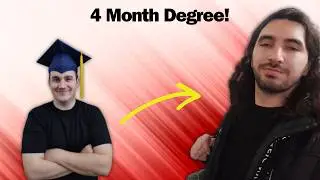 8 Time College Dropout Graduates in 4 MONTHS!