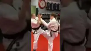 Kyokushin Karate Black Belt Women Sparring #kyokushinkarate #shorts #sparring #kumite