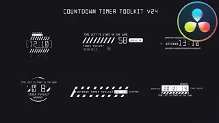 Countdown Timer Toolkit 24 ★ DaVinci Resolve Templates ★