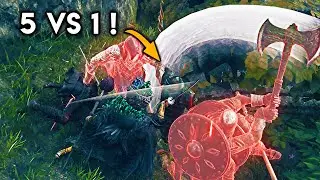 5 vs 1 | Craziest Elden Ring invasion you will ever see !! 🔥