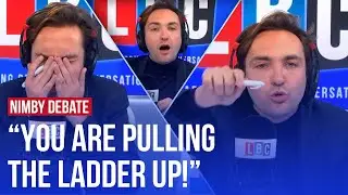 "Young people have a right to own their home. That trumps your right to walk your dog!” | LBC debate