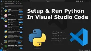 How to setup and run python in visual studio code