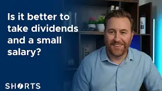 Is it better to take dividends and a small salary? | #businessowner #dividends #tax