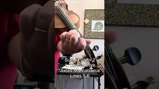 Chorus from Judas Maccabaeus Lines 5-6 | Suzuki Violin 2