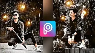 black effect photo editing in picsart |picsart tutorial | glowing butterflies editing | SBG editor