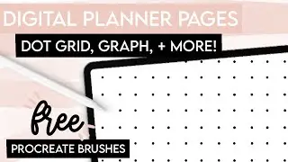 How to Make Digital Planner Pages (Dot Grid, Graph, Hexagon, and Lined)