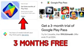 Google Play Pass | 3 Months Free Google Play Pass | How To Get Google Play Pass Free