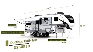 Half-Ton Hero: Conquering the Outdoors with the KZ RV 2024 Durango Half-Ton D250RED