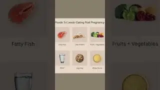 What foods to eat & avoid after delivery #pregnancy #normaldeliverytips #postpartum #viralshort