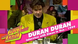 Interview with Simon le Bon from Duran Duran on Countdown (1989)