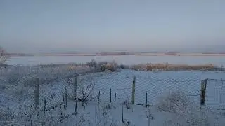 март 2021 г. с. Белоногово Куртамышский район Курганская область. Озеро домашнее