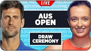 Australian Open 2024 • Draw Ceremony • LIVE Tennis Reaction Stream