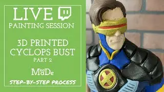 Live Painting Session of 3D Printed Cyclops Pt. 2