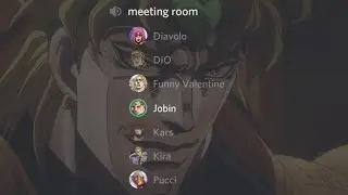 JoJo villain meetup (discord meme)