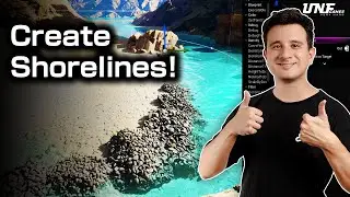 Create a shorline using Procedural Content Generation in Unreal Engine 5