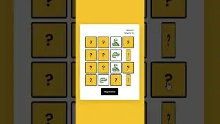 Memory Game With Javascript  #coding #javascript