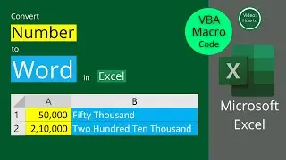 Convert Number to Words in Excel (VBA/Macro Code)