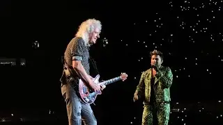 Queen & Adam Lambert We Are The Champions - Fire Fight Australia Concert ANZ Stadium Sydney 16/2/20