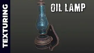 BLENDER: OIL LAMP TEXTURING IN SUBSTANCE PAINTER (7)