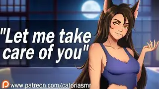 Assertive Wolf Girlfriend Gives you Backrubs [ASMR Roleplay] [Personal Attention]