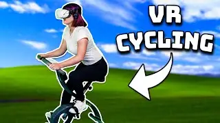 Riding a bike in VIRTUAL REALITY!