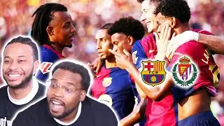 CRAZIEST BLOWOUT OF THE YEAR! Barcelona vs Real Valladolid La Liga Reaction