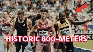 Emmanuel Wanyonyi Sets Another 800m Record vs. Djamel Sedjati || Paris Diamond League 2024