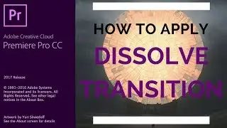 Adobe Premiere Pro CC - 37 - How to Transition Between Two Clips Using Dissolve Effect